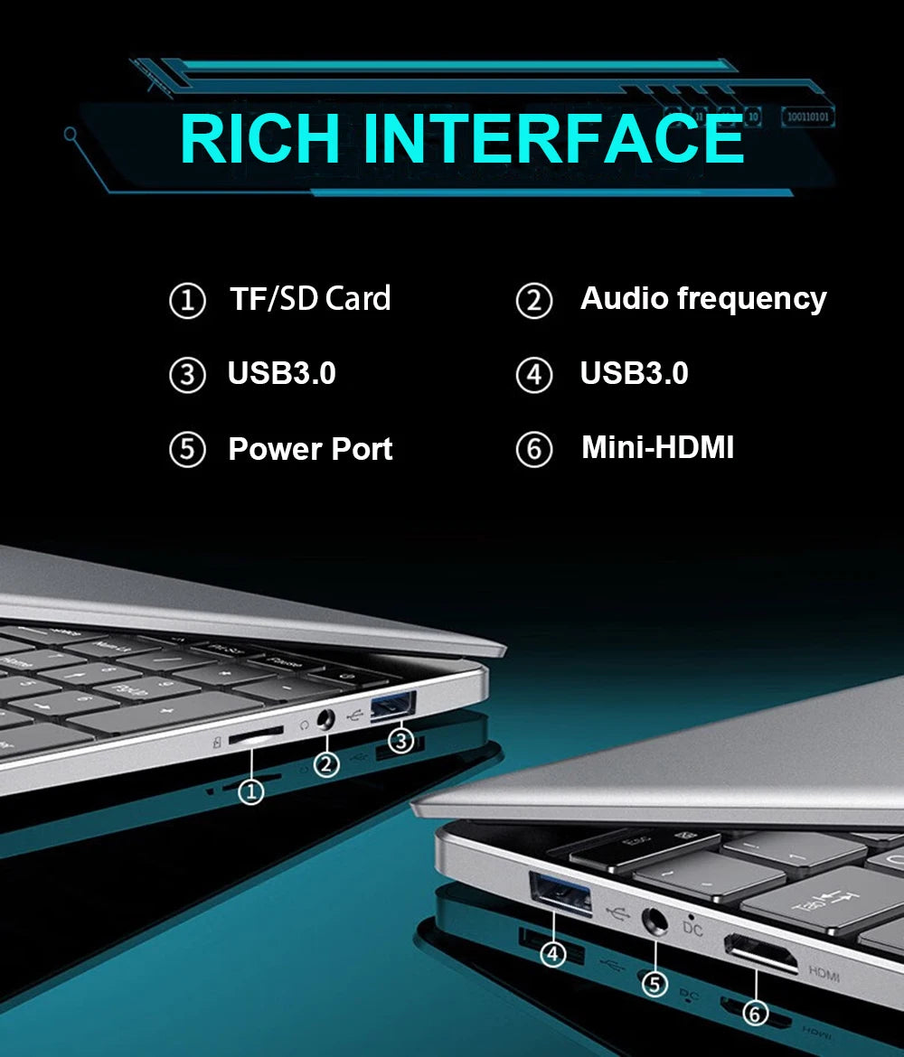 2025 15.6" Windows 11 Pro Laptop Computer Intel Core i9 10980HK 16GB 1TB Laptops Office Computer Fingerprint Unlock Notebook PC