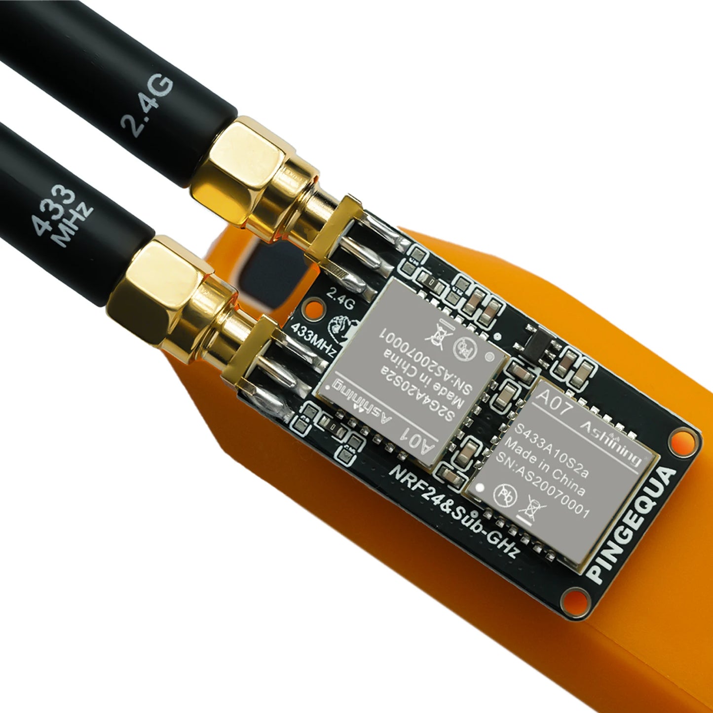 Flipper Zero 2-in-1 RF Devboard, Ultra-Compact NRF24 + CC1101 Wireless Module, 2.4GHz & 433MHz, High Performance, Auto-Switch, P