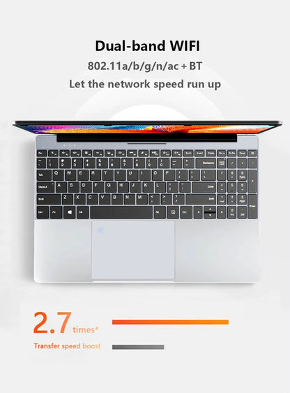 2025 15.6" Windows 11 Pro Laptop Computer Intel Core i9 10980HK 16GB 1TB Laptops Office Computer Fingerprint Unlock Notebook PC