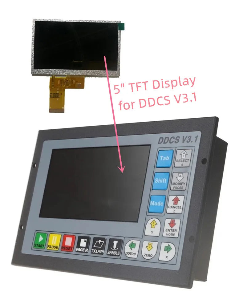 CNC Parts TFT Screen Full Color Display Screen CNC Motion Controller DDCSV3.1 DM500 CNC controllers
