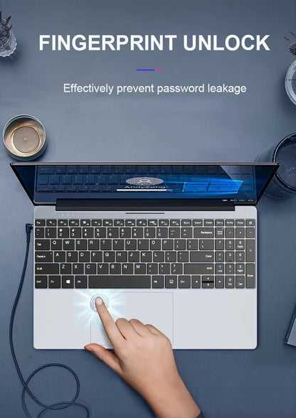 2025 15.6" Windows 11 Pro Laptop Computer Intel Core i9 10980HK 16GB 1TB Laptops Office Computer Fingerprint Unlock Notebook PC