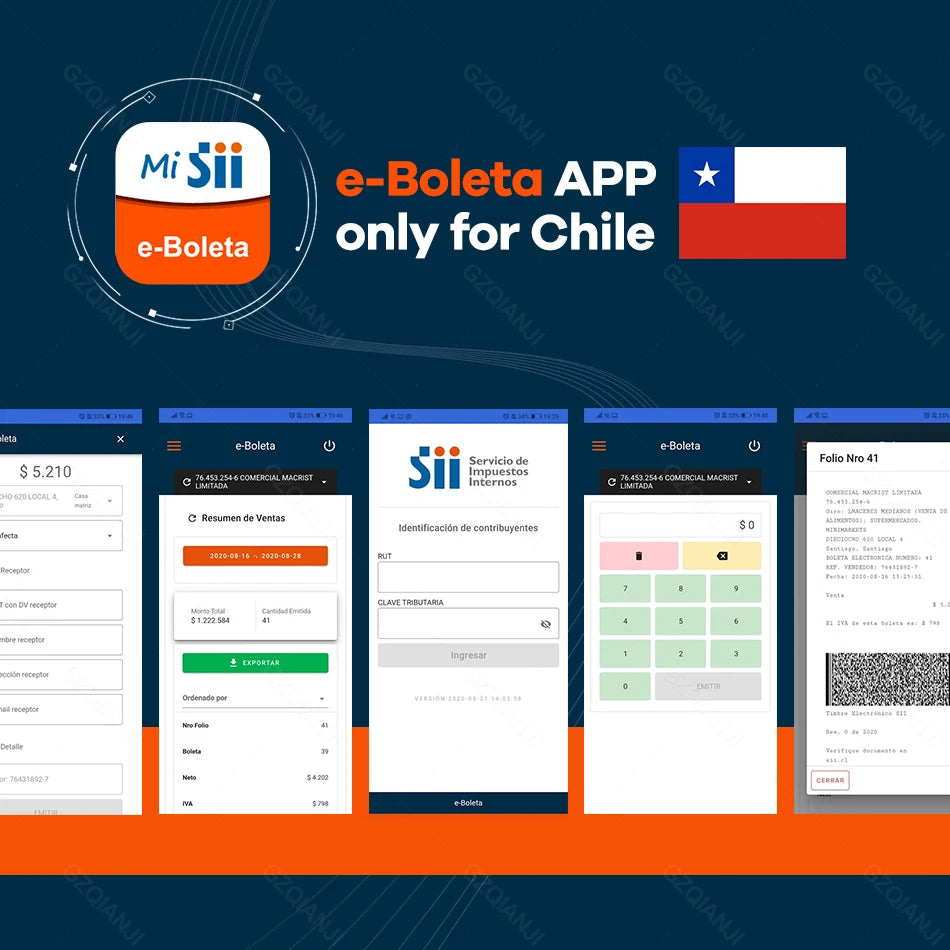 PT-210 58mm 2'' Inch Mini Portable Thermal Printer Wireless Receipt POS Maker Machine Bluetooth for Windows Android iOS Printing
