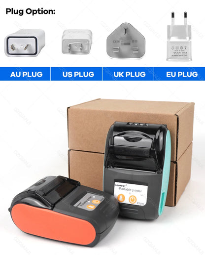 PT-210 58mm 2'' Inch Mini Portable Thermal Printer Wireless Receipt POS Maker Machine Bluetooth for Windows Android iOS Printing