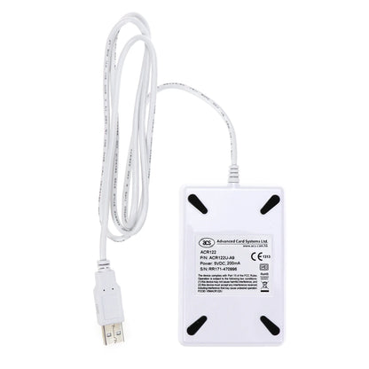 ACR122U NFC RFID Reader USB Smart Card Writer SDK M-ifare Copy Clone Software Copier Duplicator Writable S50 13.56mhz UID