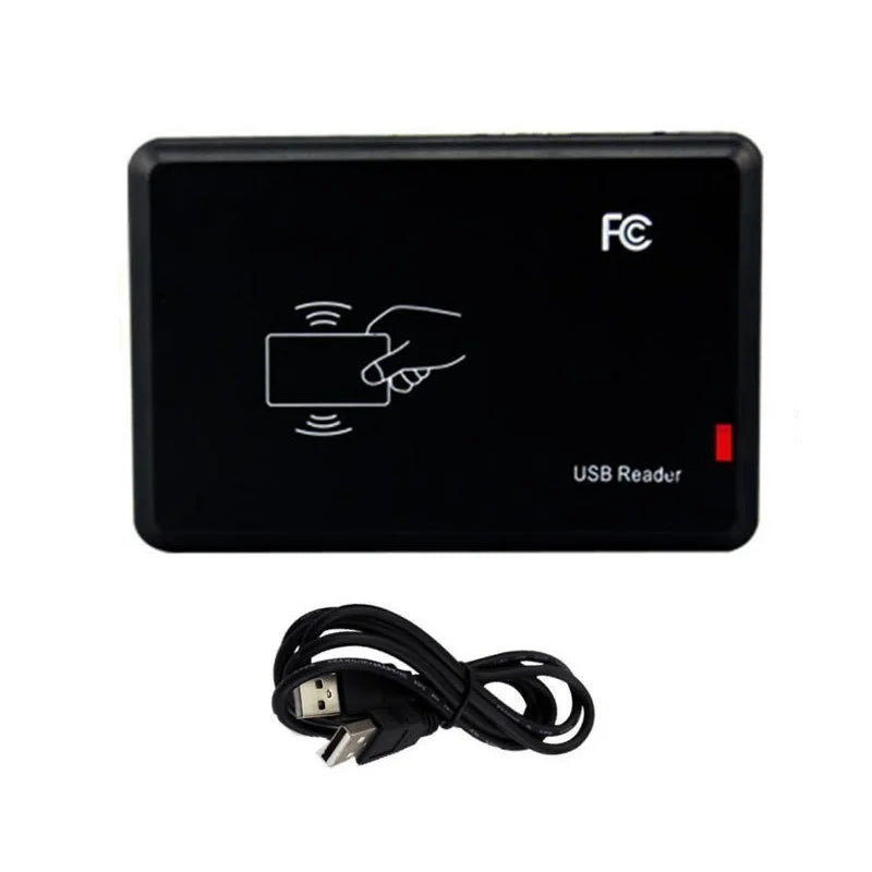 RFID EM Card 125hz IC 13.56Mhz Reader USB plug and play with output adjustable software