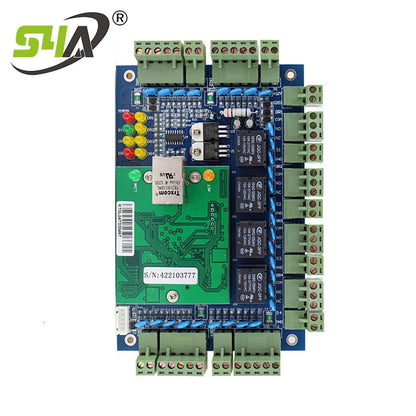 S4A Four Door Network Access Control Panel Board With Software Communication Protocol TCP/IP Board Wiegand Reader for 4 Door Use