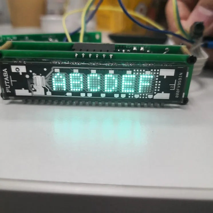 VFD Display Module, 6-bit Dot Matrix, Reverse Display Screen, Integrated Drive, Super Convenient Drive, Data Available