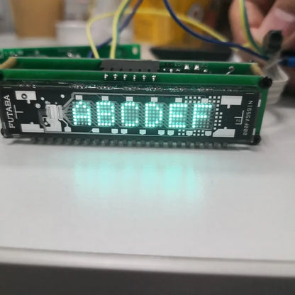 VFD Display Module, 6-bit Dot Matrix, Reverse Display Screen, Integrated Drive, Super Convenient Drive, Data Available