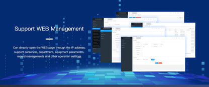 5.5-inch Aluminum Alloy Biometric Face Palm QR RFID Access Control Terminal with Video Intercom Cloud PC Software TCP/IP USB
