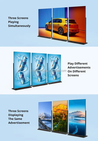 100" 85" 75" 65"55"43"4K Lcd M onitors Totem Led Display Smart Board Kiosk Stands Advertising Screen Digital Signage And Display
