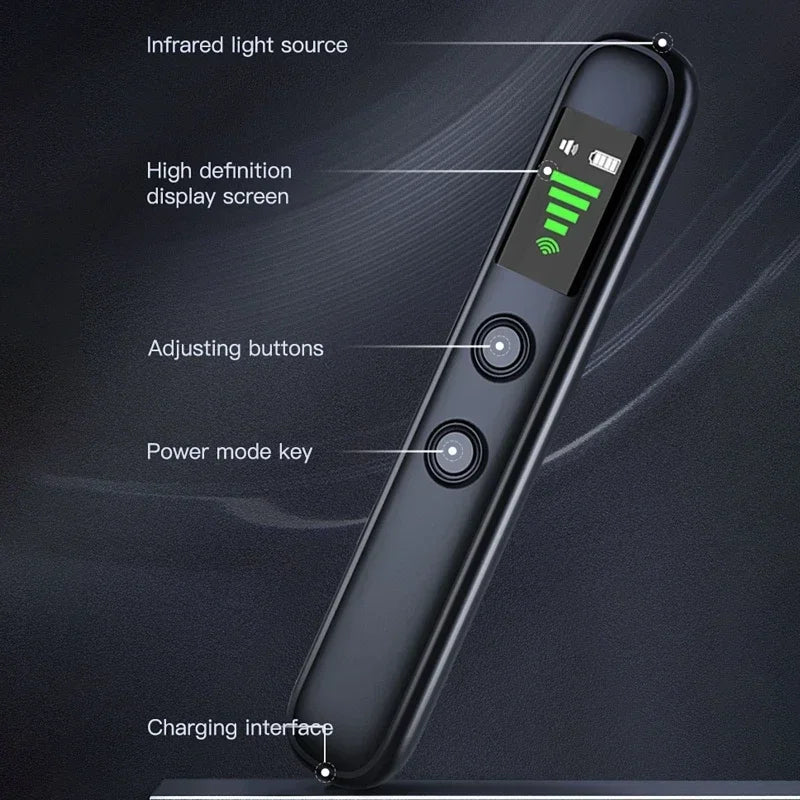 Hidden Camera Detector Anti Spy Gadget Professional Hunter Wireless Signal Car GPS Infrared Search Wiretapping Bug Mini Devices