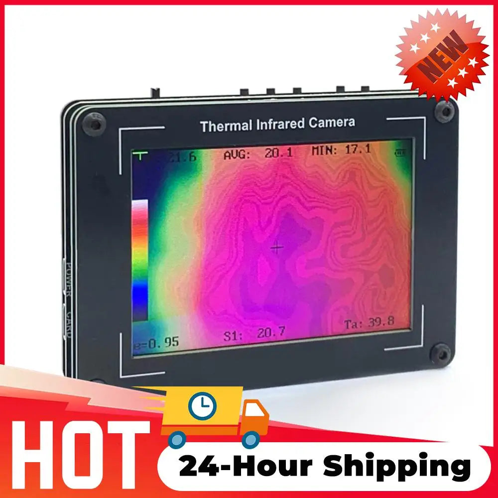 3.5 Inch Thermal Infrared Camera -40-450℃ Measurement 32x24 Pixel Thermal Imaging Camera Infrared Thermal Imager for Electrical