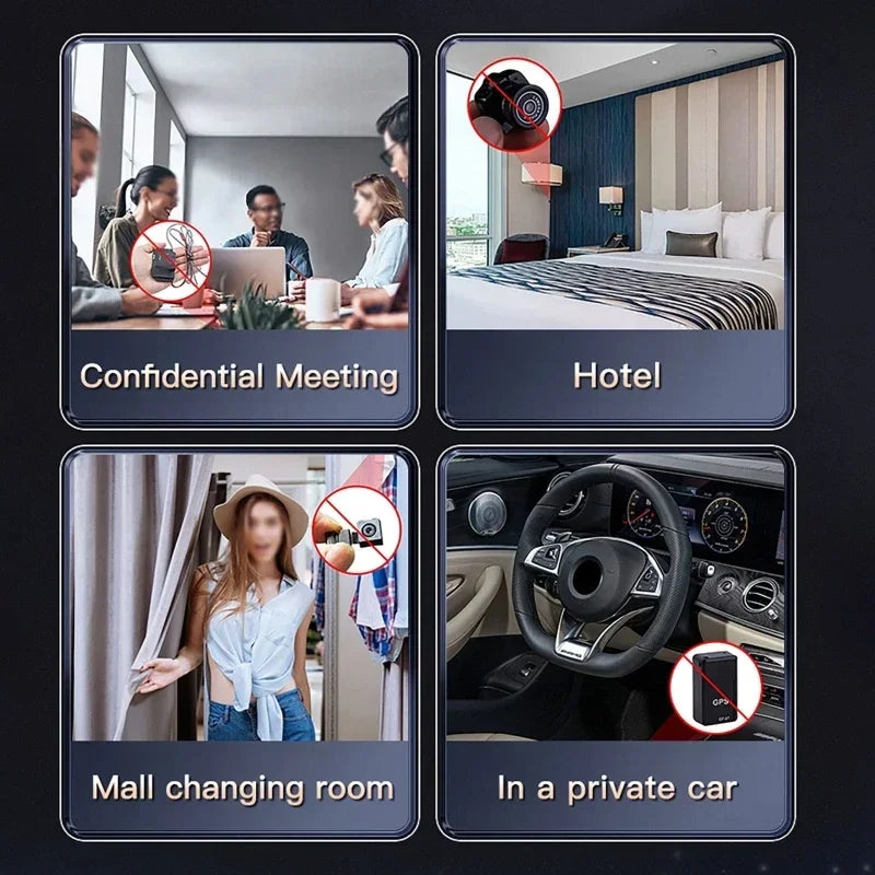 Hidden Camera Detector Anti Spy Gadget Professional Hunter Wireless Signal Car GPS Infrared Search Wiretapping Bug Mini Devices