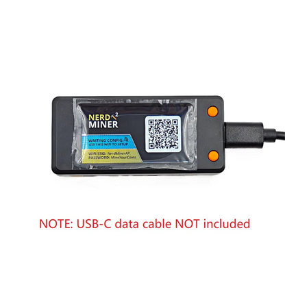 SuperDeals NerdMiner V2 78kh/S Hashrate Bitcoin Nerd Miner BTC Lottery Miner Solo Btc Crypto Miner Mining Machine with Display