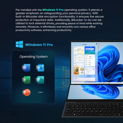 N-one NBook Fly 16+14 Inch Touch Screen Intel Xeon W-10885M Laptop 16GB+1TB SSD(Up to 5.3GHz) Gaming Computer Business Notebo