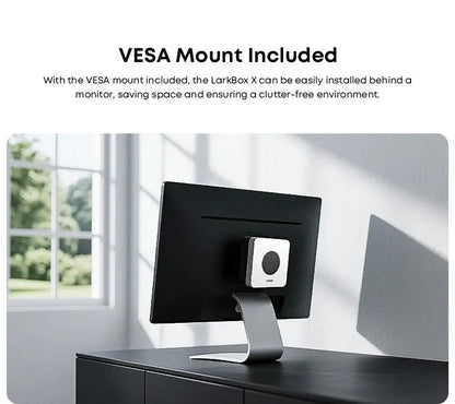 CHUWI LarkBox X Mini PC Intel Corei3-1220P 8GB RAM 256GB SSD Triple-Screen output Up to 4K Advanced Cooling System Wifi6 Mini PC