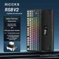 Riccks RS8 V2 Wireless Gaming Mechanical Keyboard Bluetooth 2.4G Wired 8000mAh RGB Hotswap Support QMK-VIA Keyboard for pc Gamer