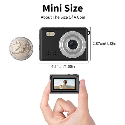 0.96''Mini 1080P Digtal Camera with Small Screen Bodycam Compact Portable Retro Kids Camcorder Video Recorder Support TF Card