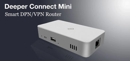 Deeper Connect Smart coin Mining VPN/DPN Router web3.0 miner Decentralized VPN  Hardware  Globla Unlimited Auto Switch IP
