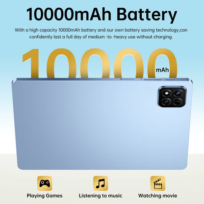 2025 New Original Tablet Pad 7 Pro Snapdragon 10.1inch High-Definition Screen Global 10000mAh 5G Dual Card WiFi Tablet