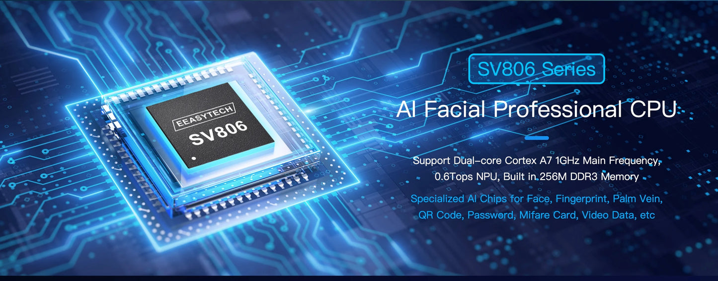 5.5-inch Aluminum Alloy Biometric Face Palm QR RFID Access Control Terminal with Video Intercom Cloud PC Software TCP/IP USB