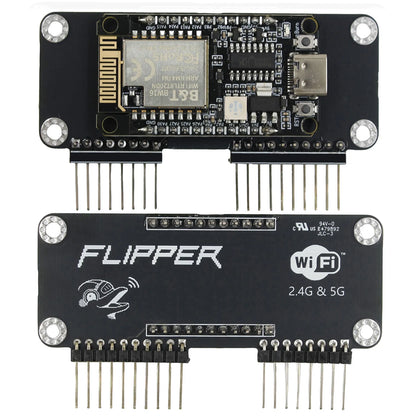 Flipper Zero 2.4G&5G Dual-Band WiFi Devboard, BW16 RTL8720DN Board, Wireless Expansion Board(Support Momentum Firmware Only)