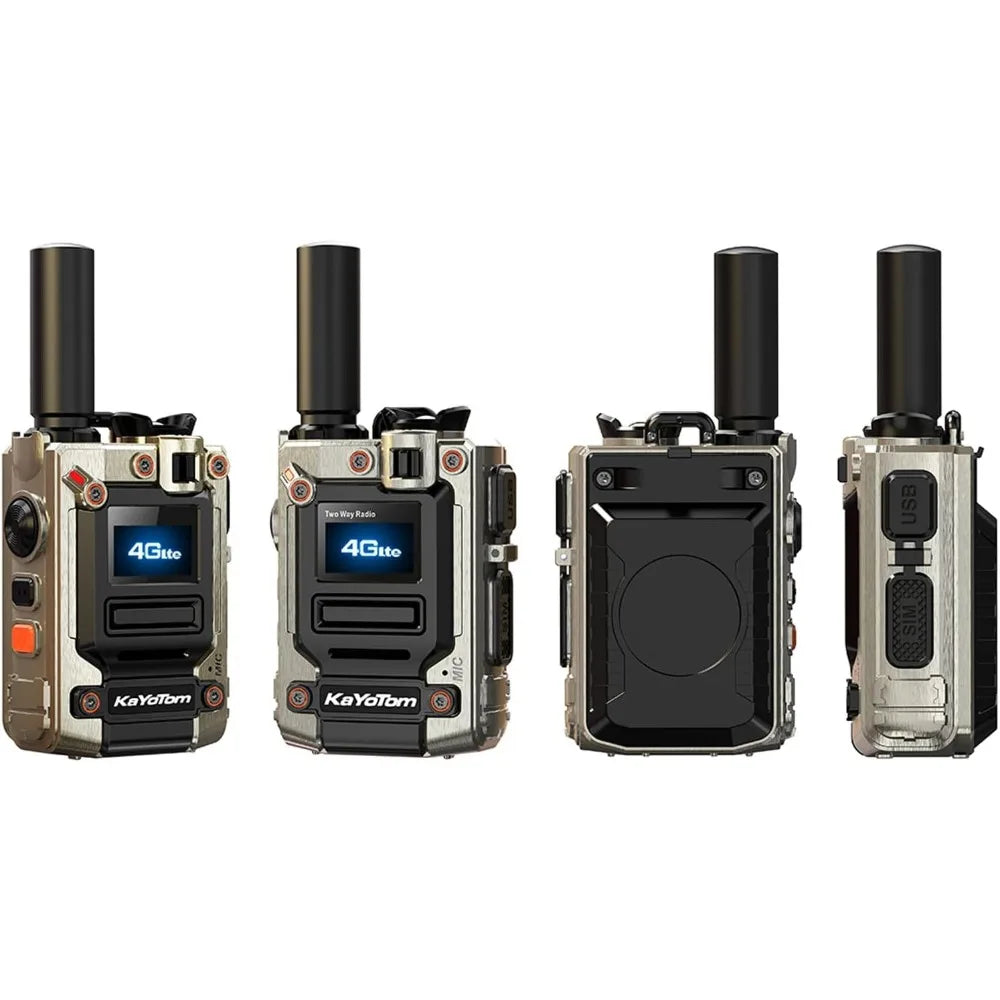 KaYoTom M08 Global Walkie Talkie & 4G POC Radio - Unlimited Range