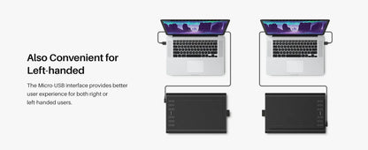 HUION Inspiroy H1060P Graphics Drawing Tablet with 8192 Pressure Sensitivity Battery-Free Stylus and 12 Customized Hot Keys, 10