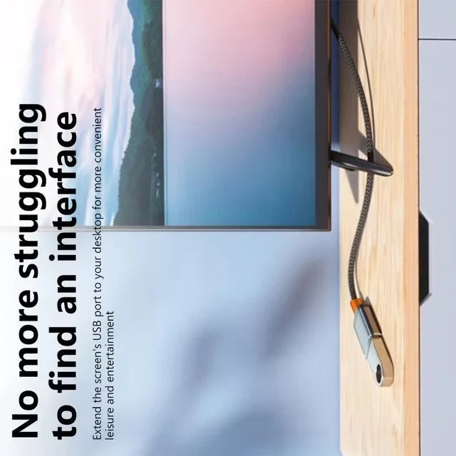 6A USB 3.0/2.0 USB Extension Cable for Smart Laptop PC TV Xbox One SSD USB Extension Cable Extender Cord Mini Fast Speed Cable