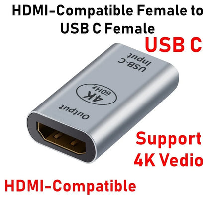 HDMI-compatible USB Type C Adapter to DP/VGA/Mini DP/RJ45 4K/8K 60Hz Vedio Transfer Converter for Laptop Phone Macbook Pro Air