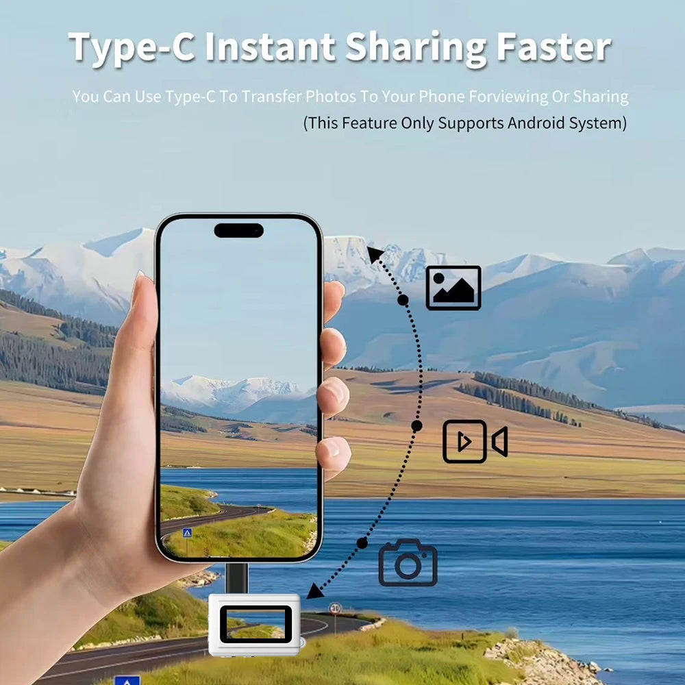 0.96''Mini 1080P Digtal Camera with Small Screen Bodycam Compact Portable Retro Kids Camcorder Video Recorder Support TF Card