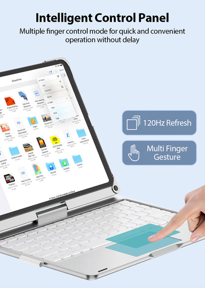 Magic Keyboard Case For Ipad Pro 13 11 12.9 2024 Mini 6 Air 5 4 M4 M2 10 9 9th 10th Generation 10.9 10.2 Funda Cover Accessories