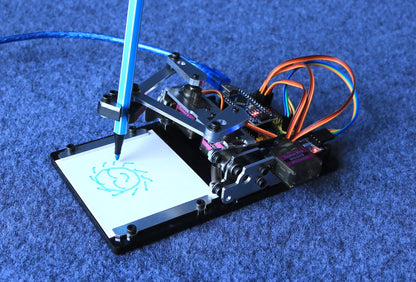 Arduino Drawing Board Robotic Arm,diy Drawing Robot,programming Learning Kit for University and High School Students,APP Control