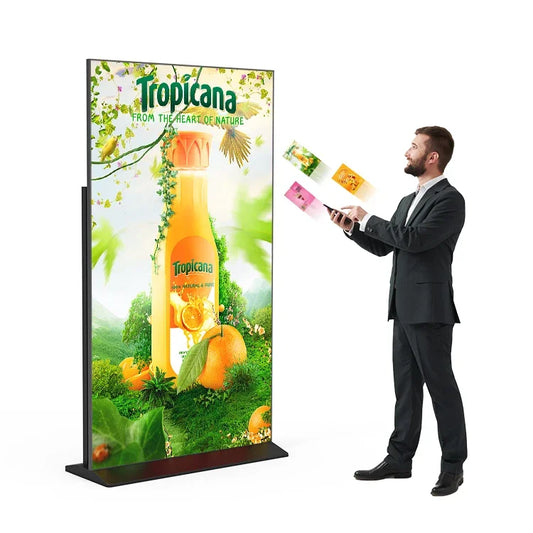100" 85" 75" 65"55"43"4K Lcd M onitors Totem Led Display Smart Board Kiosk Stands Advertising Screen Digital Signage And Display