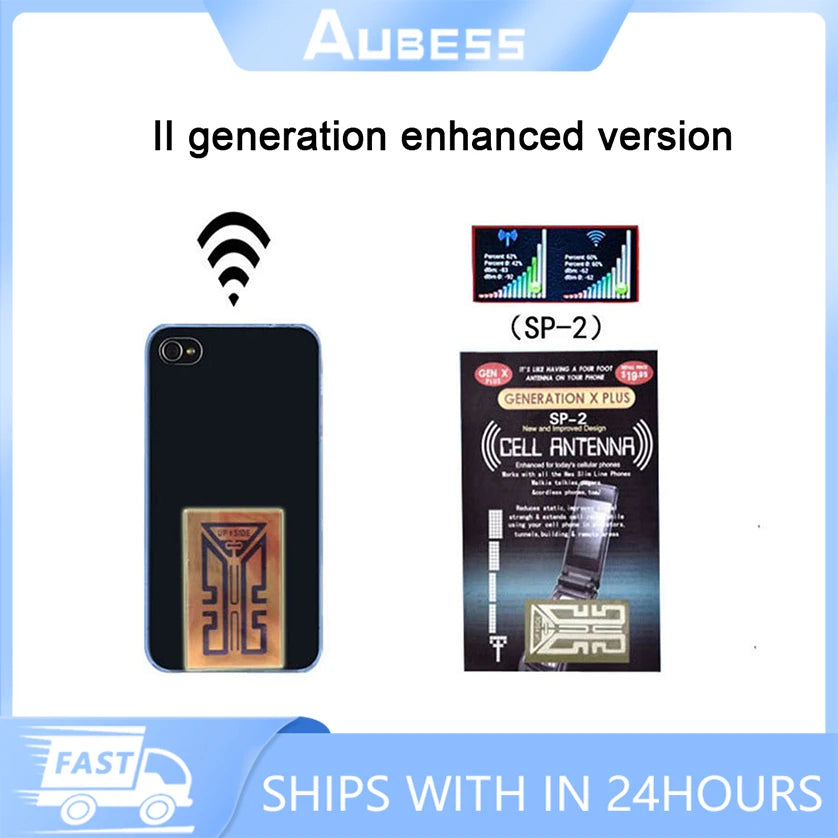 Cell Phone Signal Booster Sticker Outdoor Network Signal receiving Enhancement Antenna Amplifier SP-3/4 for Smart Phones