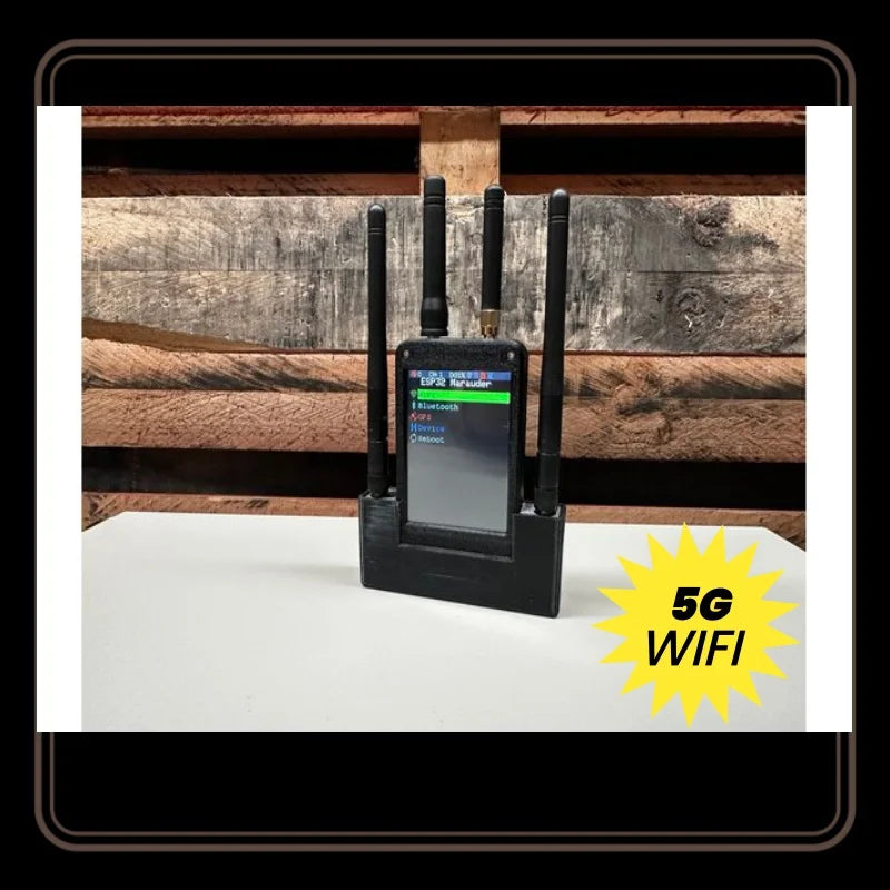 Flipper Zero Dual Touch 4IN1 5G WiFi-ESP32-C5,Marauder, working with Flipper, 5G deauthenticaltion, subghz, GPS, onboard battery