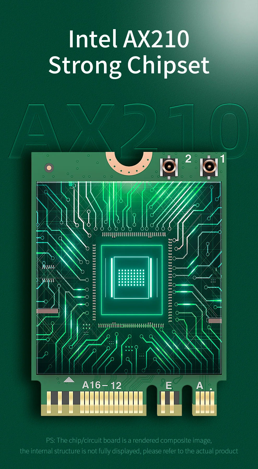 comfast Intel AX200/AX210 WiFi 6E 2.4GHz/5GHz/6GHz Network Adapter 5400Mbps Bluetooth 5.3 For Laptop Ultra-Low Latency M.2/NGFF