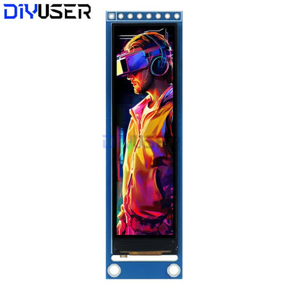 DIYUSER 2.25-inch TFT LCD ST7789 small screen 76*284 module LCD full view SPI color screen