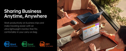 UPERFECT 15.6 inch Portable Monitor Touchscreen 1080P 10-Point Touch Gaming Display With Protective Sleeve VESA For Laptop Phone