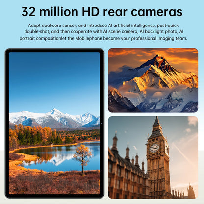 2025 New Original Tablet Pad 7 Pro Snapdragon 10.1inch High-Definition Screen Global 10000mAh 5G Dual Card WiFi Tablet