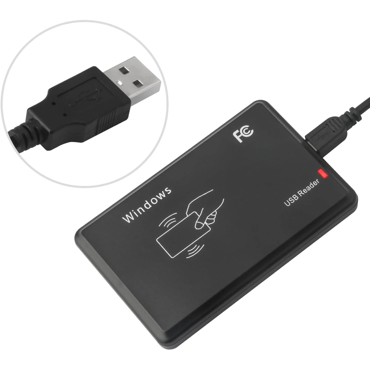 Rfid 125KHz 13.56MHz ID IC Dual Frequency Smart RFID Card Reader Nfc Card Encrypted Programmer Reader With USB Interface