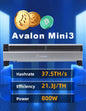 Jingle Mining Canaan Avalon Mini 3 Home 37.5THS 800w bitcoin miner crypto mining machine mini miner bitcone miners bitcion miner