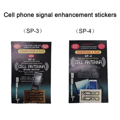 Cell Phone Signal Booster Sticker Outdoor Network Signal receiving Enhancement Antenna Amplifier SP-3/4 for Smart Phones