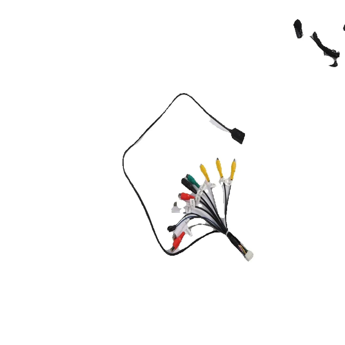 Car Android Radio 20 Pin RCA Output Cable and Microphone FOR Teyes Universal Adapter Car Accessories