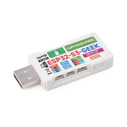 Waveshare ESP32-S3-GEEK Development Board Based On ESP32-S3R2 Controller Chip With 1.14inch 65K Color LCD Supports WiFi & Blueto