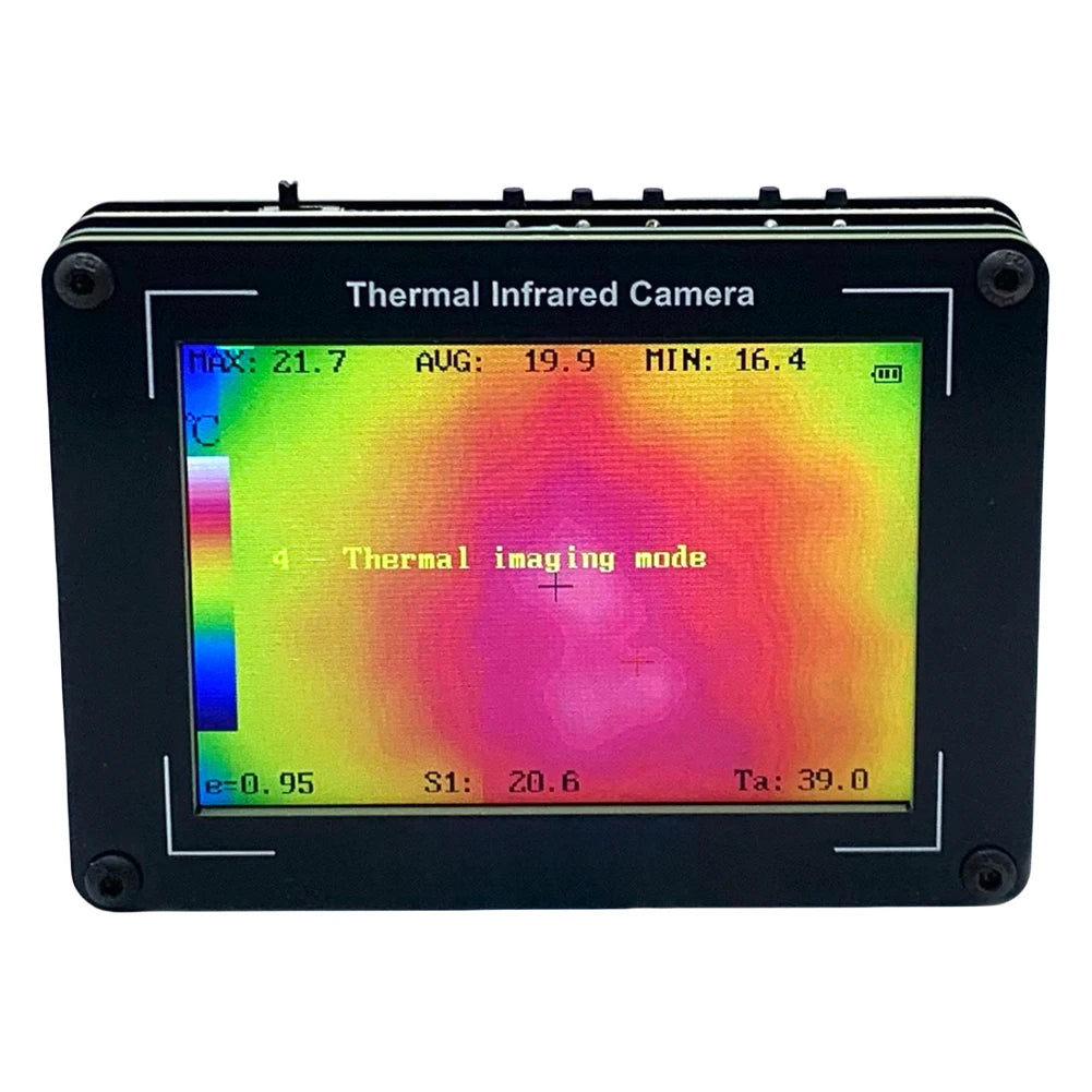 3.5 Inch Thermal Infrared Camera -40-450℃ Measurement 32x24 Pixel Thermal Imaging Camera Infrared Thermal Imager for Electrical