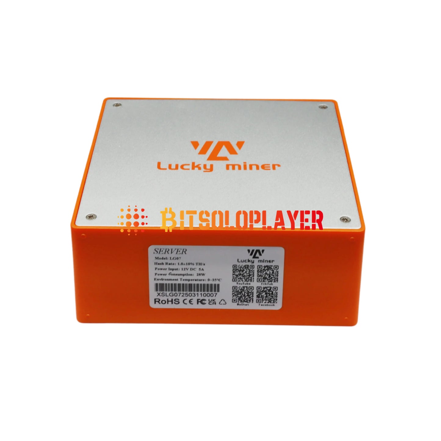 Lucky Miner LG07 Litecoin & Dogecoin Miner 11MH/S 12W Scrypt Algorithm ASIC Miner Crypto Mining Machine