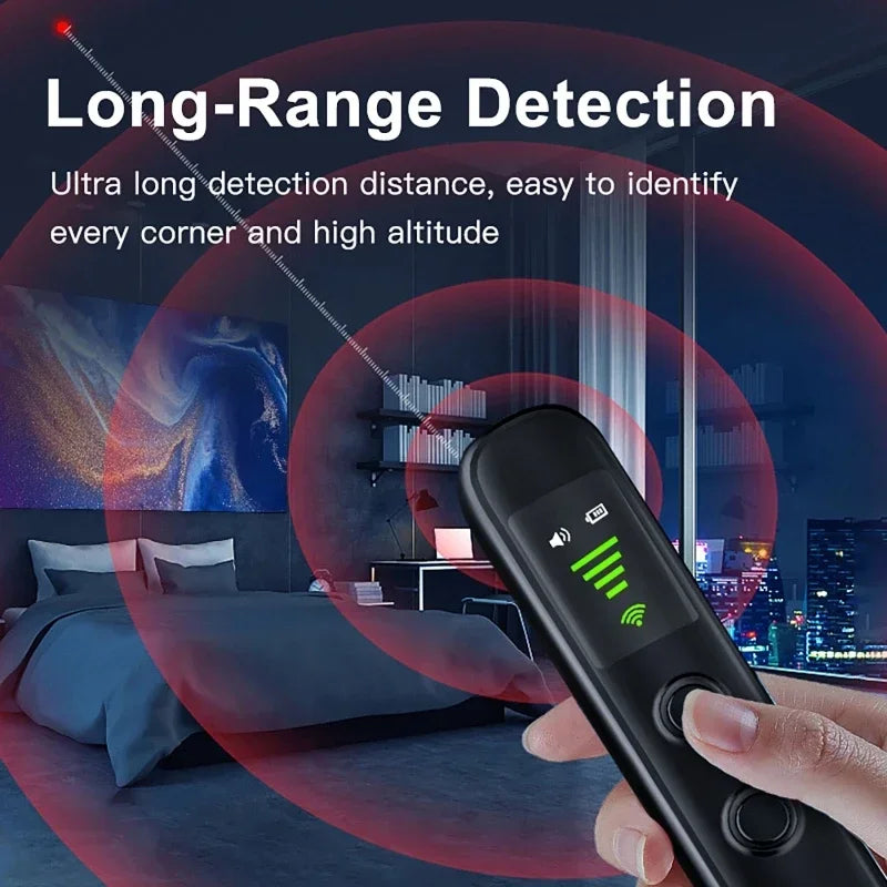 Hidden Camera Detector Anti Spy Gadget Professional Hunter Wireless Signal Car GPS Infrared Search Wiretapping Bug Mini Devices