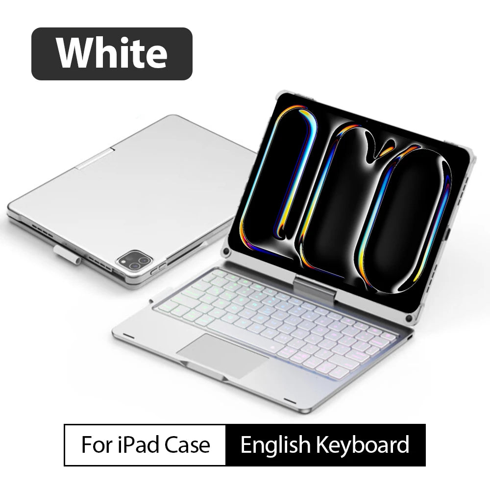 Magic Keyboard Case For Ipad Pro 13 11 12.9 2024 Mini 6 Air 5 4 M4 M2 10 9 9th 10th Generation 10.9 10.2 Funda Cover Accessories
