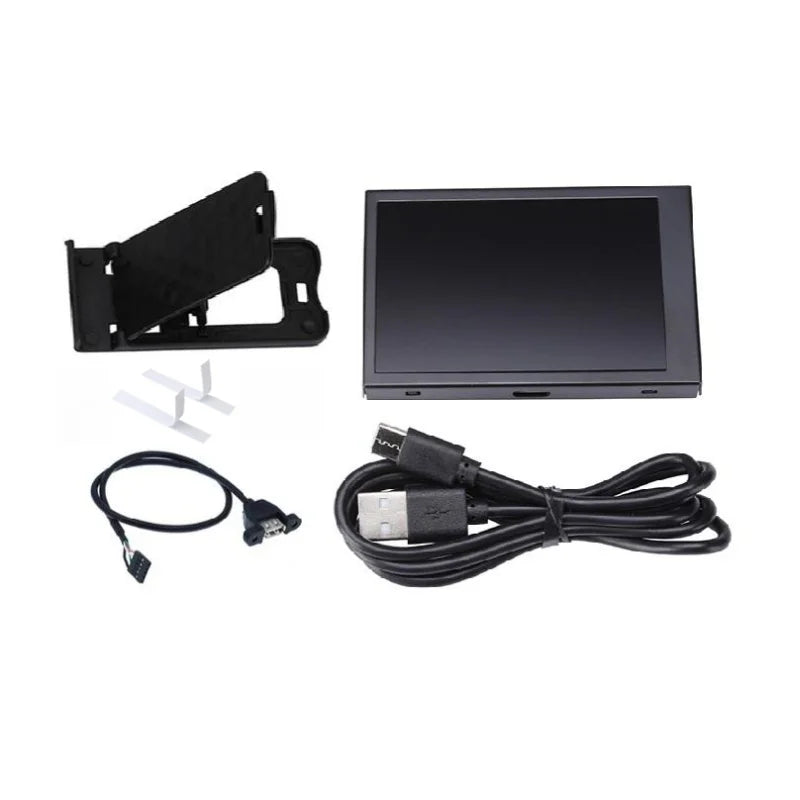New 3.5 Inch IPS Type-C Secondary Screen for Computer CPU GPU RAM HDD Hardware Monitor LCD Display Freely AIDA64 Windows